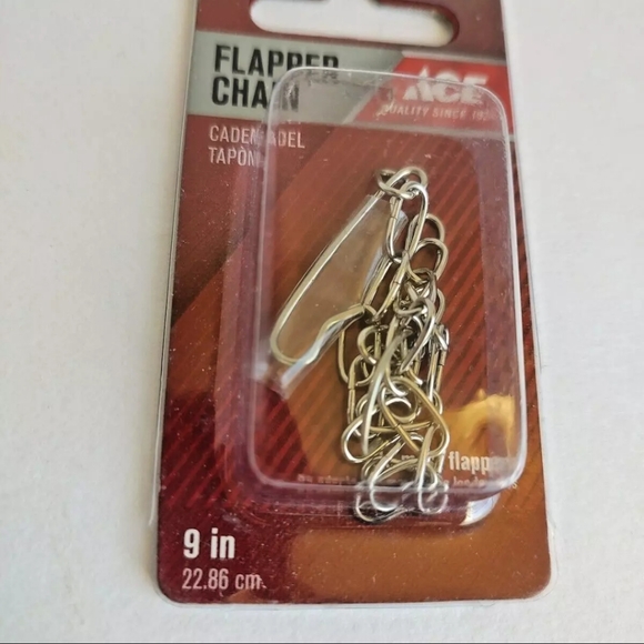 Ace #41843 Flapper Replacement Chain 9 in 22.86 cm Bathroom Toilet Universal - Picture 4 of 10